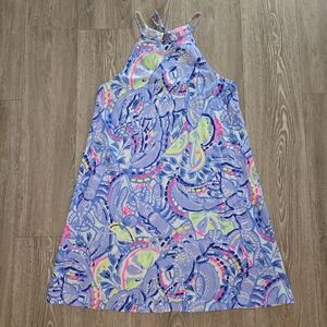 Lilly Pulitzer Blue and Pink Mini Dress